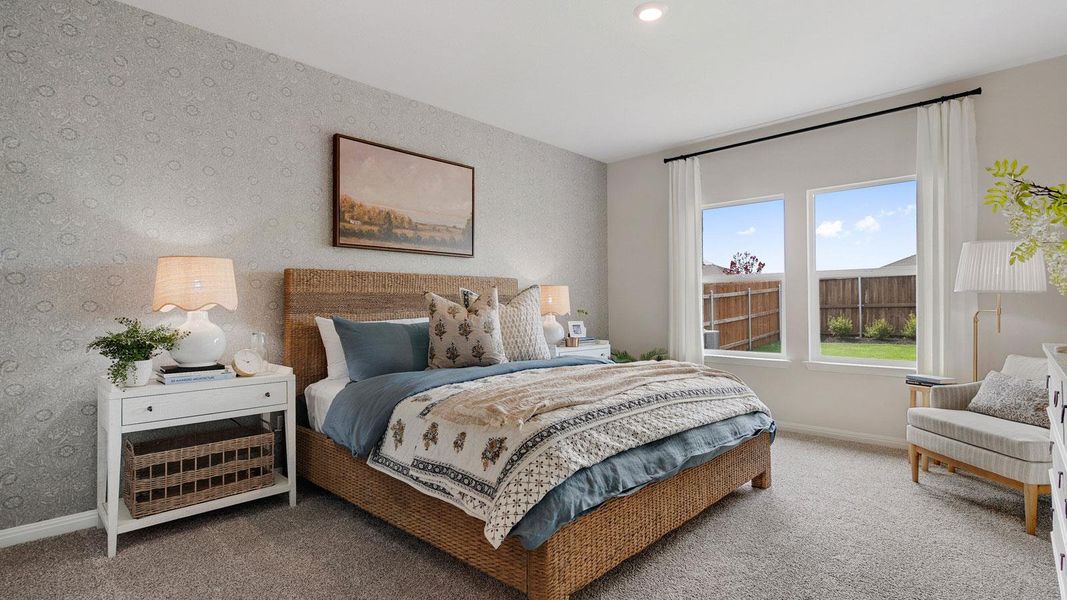 Furnished interior view inside a new home in Thunder Rock, Marble Falls (Image 26).