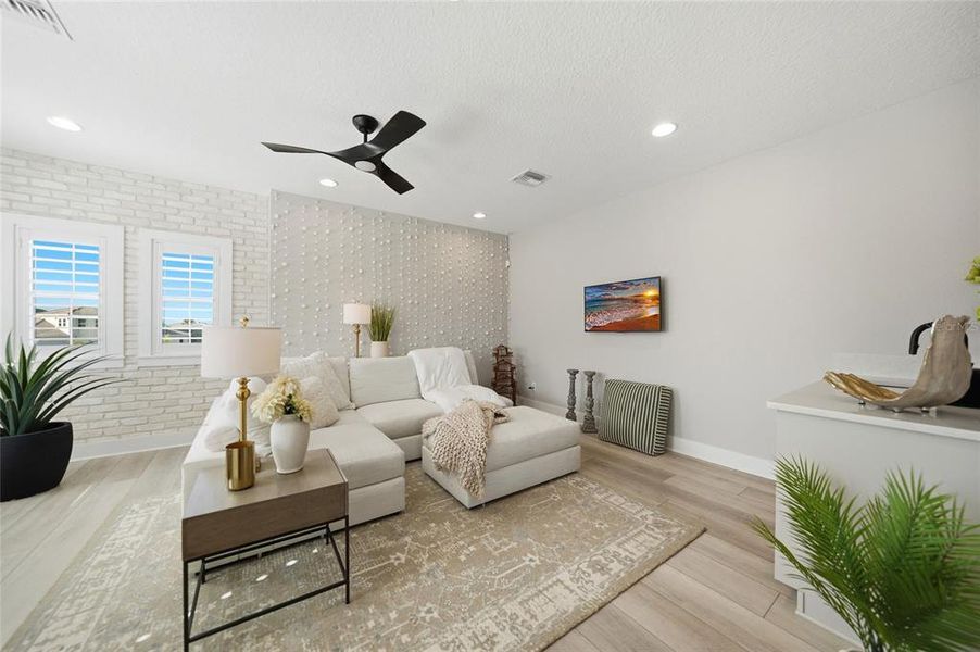 Furnished interior view inside a new home in , Venice (Image 32).