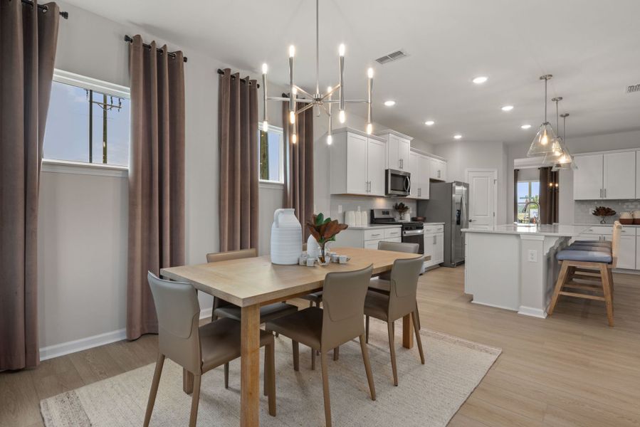 Furnished interior view inside a new home in Providence Oaks, Fuquay Varina (Image 25).