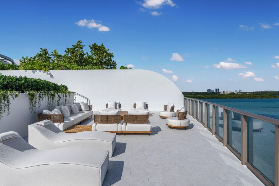 Exterior details and patio area of a home in , Bay Harbor Islands (Image 22). Exterior details and patio area of a home in , Bay Harbor Islands (Image 22).