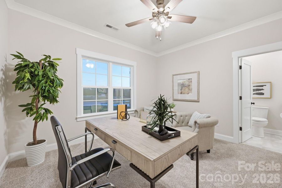 Furnished interior view inside a new home in , Lexington (Image 16).