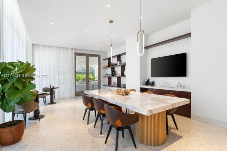 Furnished interior view inside a new home in Mr. C Residences, Miami (Image 11). Furnished interior view inside a new home in Mr. C Residences, Miami (Image 11).
