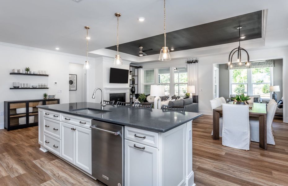 Representative furnished interior of a home built from the Palmary by Del Webb in Del Webb Carolina Ridge, Midland (Image 12).
