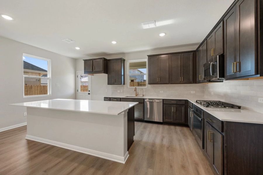Furnished interior view inside a new home in Patterson Ranch, Georgetown (Image 7).