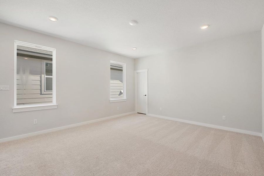 Spacious, unfurnished interior of a new home in Terrace Collection at Lariat, Liberty Hill (Image 27). Spacious, unfurnished interior of a new home in Terrace Collection at Lariat, Liberty Hill (Image 27).