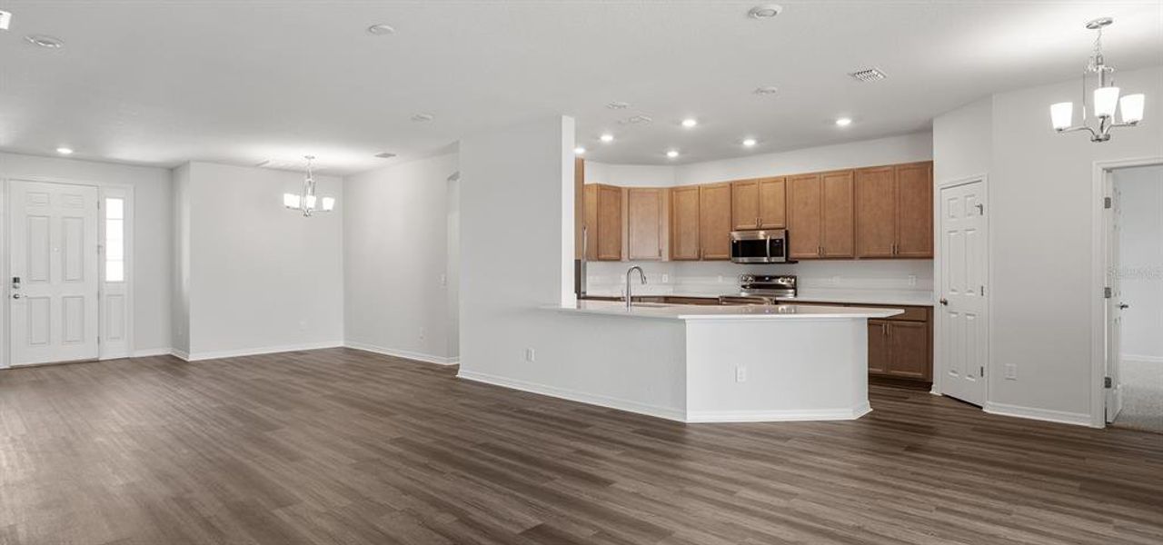 Furnished interior view inside a new home in The Crossings - Single-Family Homes, St. Cloud (Image 7).