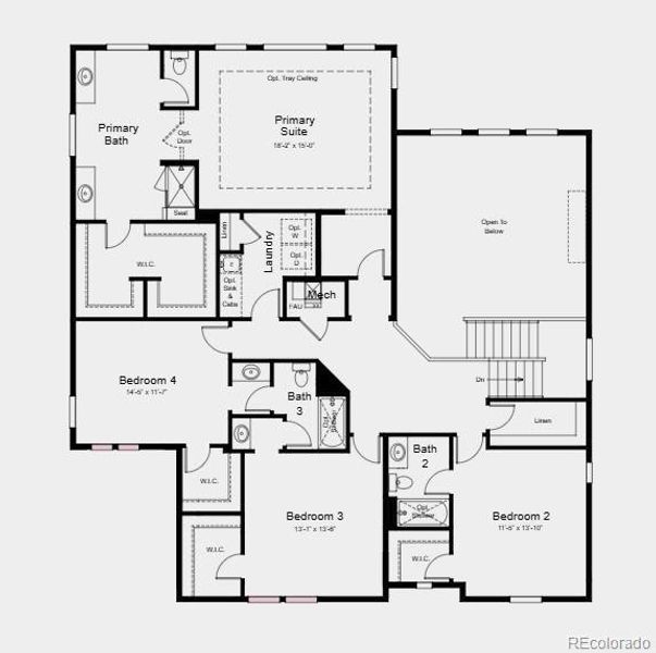 Structural Options Added Include: Covered Outdoor Living, Bedroom 5, Fireplace and Shower at Bath 4