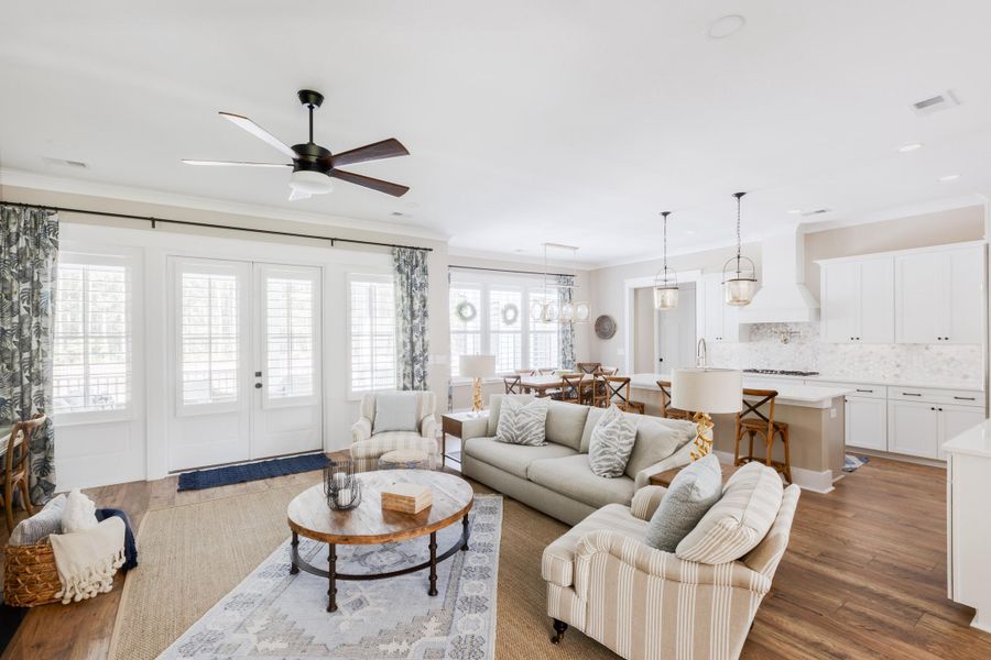 Furnished interior view inside a new home in , Ravenel (Image 5).