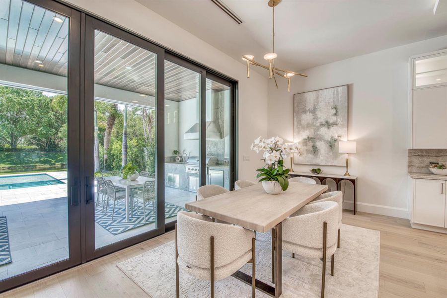 Furnished interior view inside a new home in , Palm Beach Gardens (Image 16).