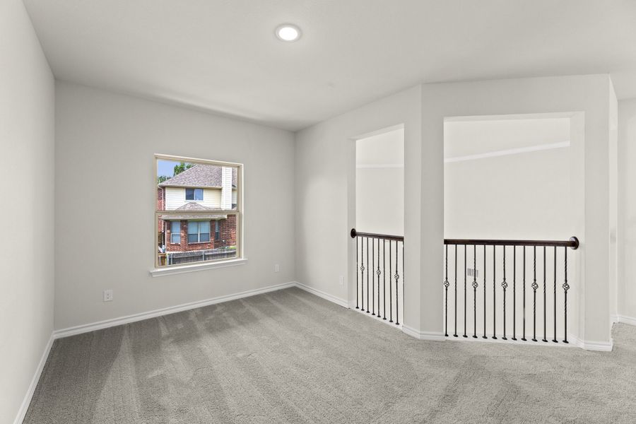 Representative unfurnished interior of a home built from the Chessel JS by Sandlin Homes in Timberbrook, Justin (Image 27).