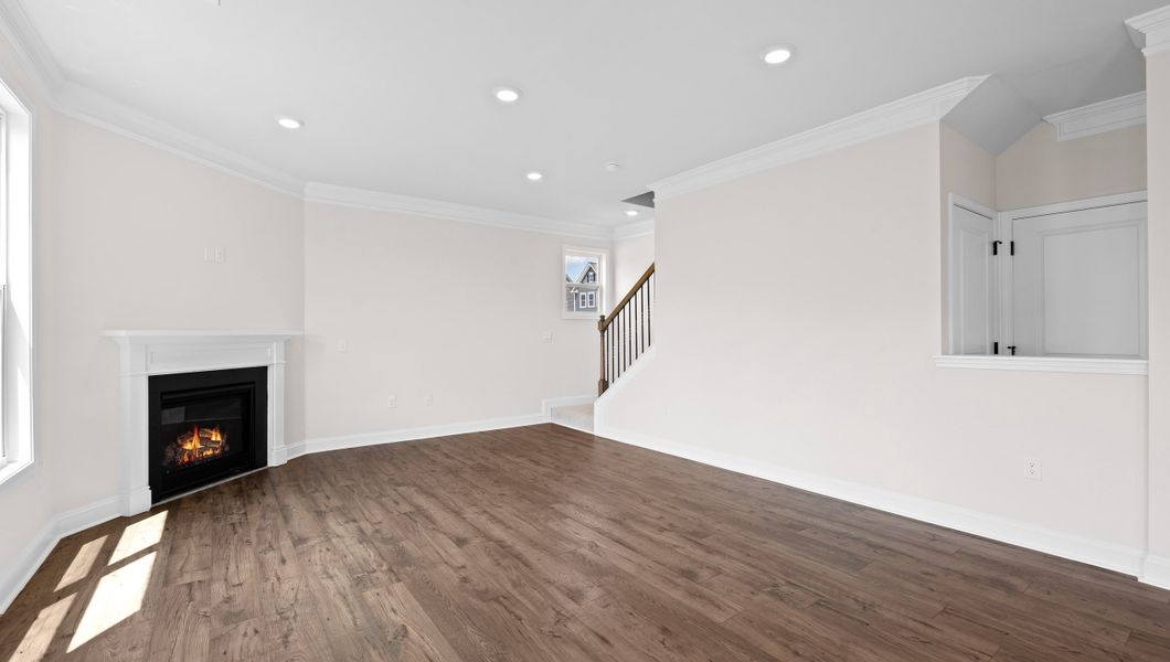 Representative unfurnished interior of a home built from the VERWOOD by D.R. Horton in Adams Glen, Greenville (Image 23).