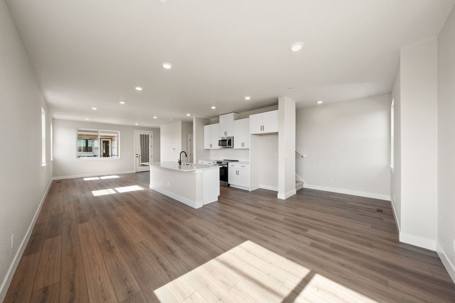 Spacious, unfurnished interior of a new home in Berkeley Villas, Denver (Image 17). Spacious, unfurnished interior of a new home in Berkeley Villas, Denver (Image 17).
