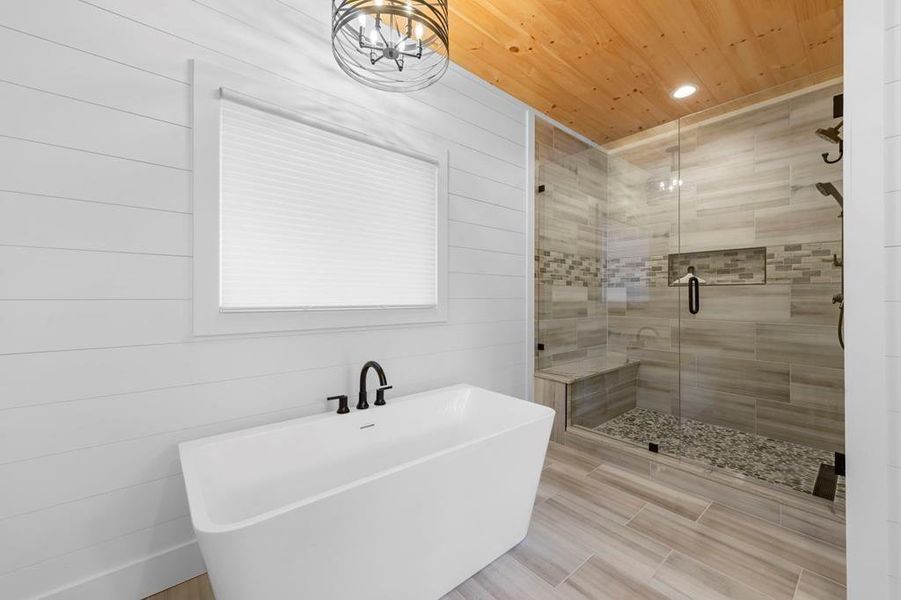Furnished interior view inside a new home in , Blue Ridge (Image 9).