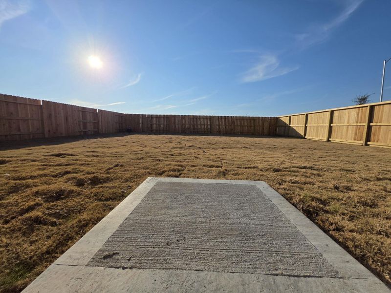 Patio-Oversized back yard! 2074 Solstice Landing Dr., Brookshire, TX  77423**Oversized backyard!