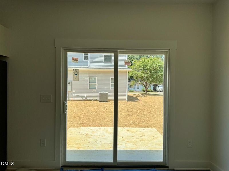 Rear Patio From Inside Rear Patio From Inside