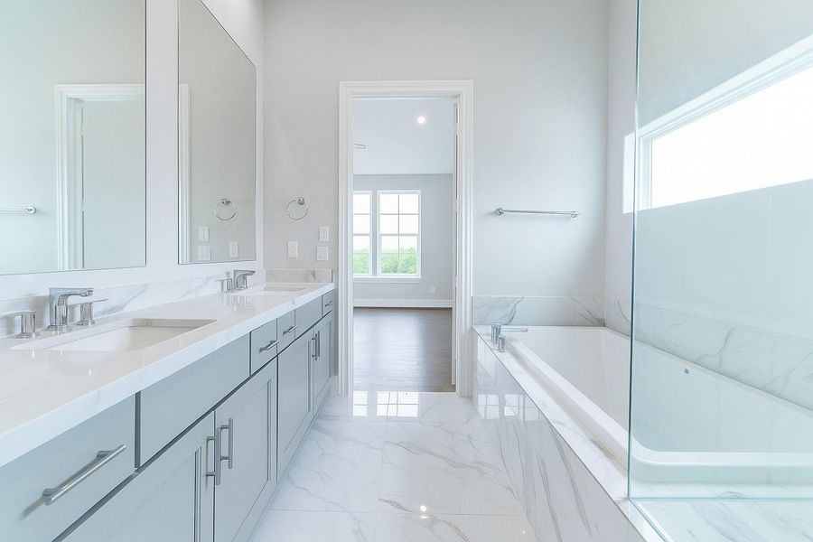 Furnished interior view inside a new home in Upper East River, Houston (Image 11).