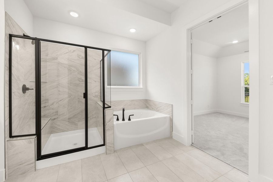 Furnished interior view inside a new home in Inspiration Collection at Union Park, Little Elm (Image 10).