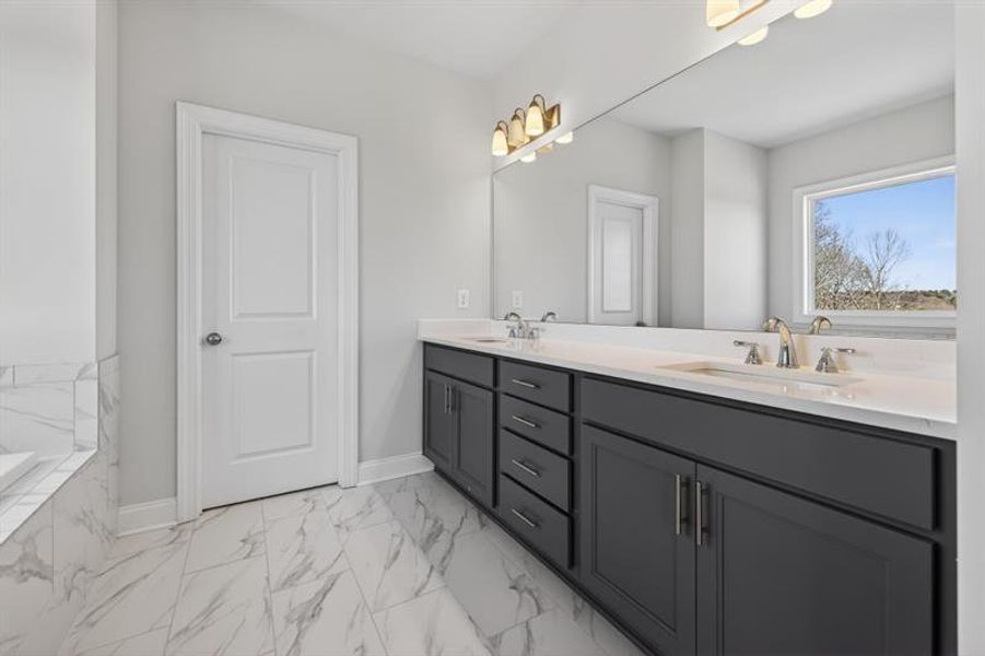 Furnished interior view inside a new home in Hemingway, Flowery Branch (Image 14).