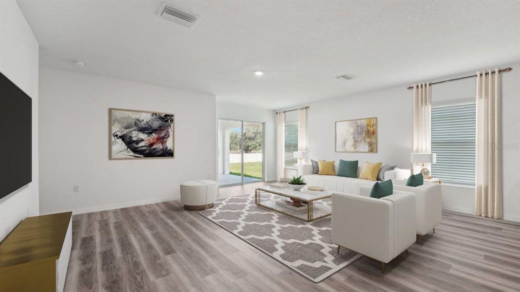 Furnished interior view inside a new home in , Plant City (Image 3). Furnished interior view inside a new home in , Plant City (Image 3).