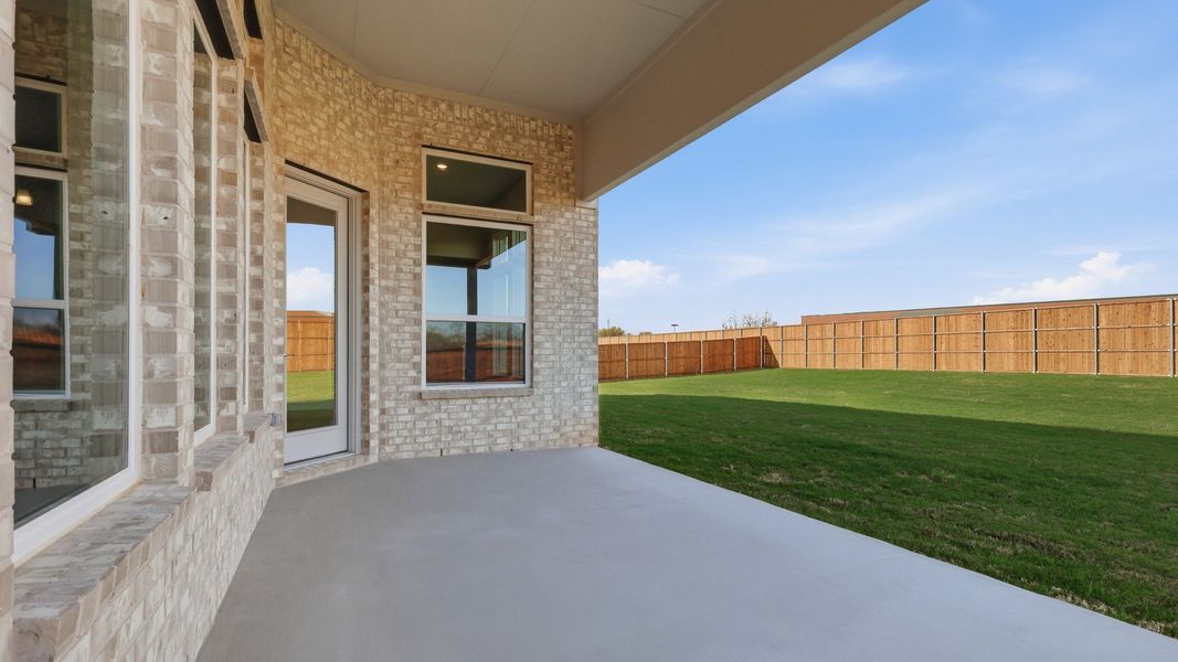 Representative exterior photo of a completed home built from the Tulane by DRB Homes in Green Meadows Classic, Celina, TX (Image 21).