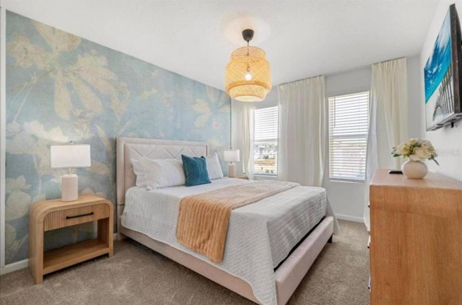 Furnished interior view inside a new home in , Kissimmee (Image 25).