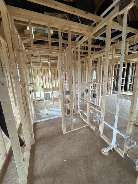 In-progress construction of a new home in Robinson Oaks, Gastonia, NC (Image 21).