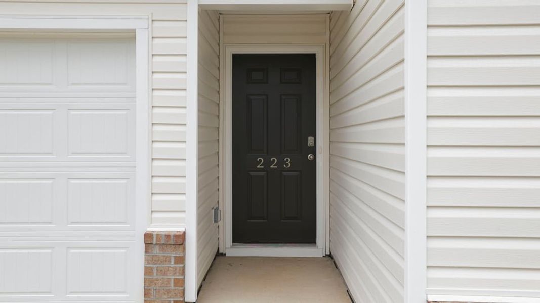 Exterior details and patio area of a home in Durbin Meadows, Fountain Inn (Image 3).