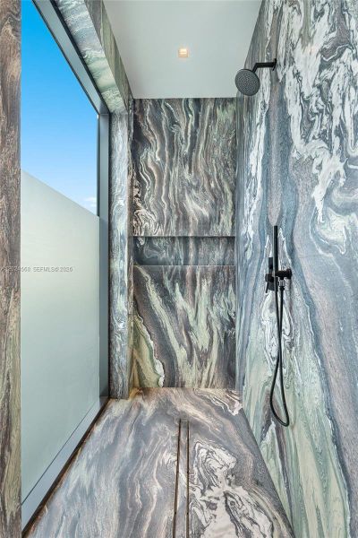 Close-up of interior finishes inside a home in , Miami Beach (Image 17).