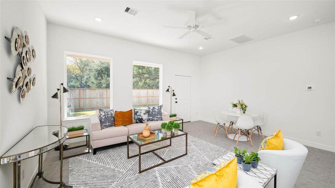 Furnished interior view inside a new home in , Missouri City (Image 6).