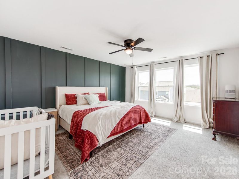 Furnished interior view inside a new home in Sutter's Mill II, Troutman (Image 29).