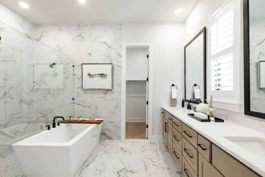 Representative Primary Bathroom - some options shown