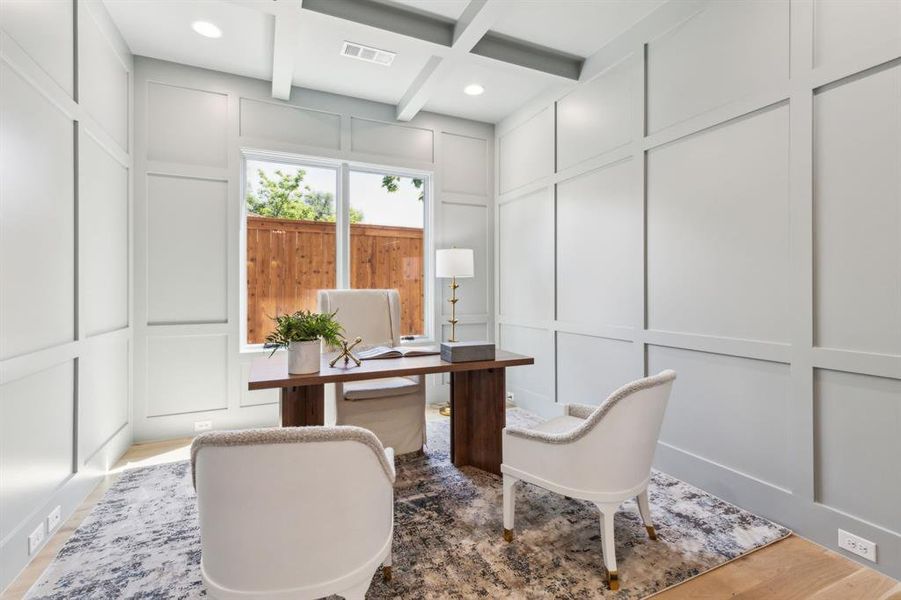 Furnished interior view inside a new home in , Dallas (Image 10). Furnished interior view inside a new home in , Dallas (Image 10).