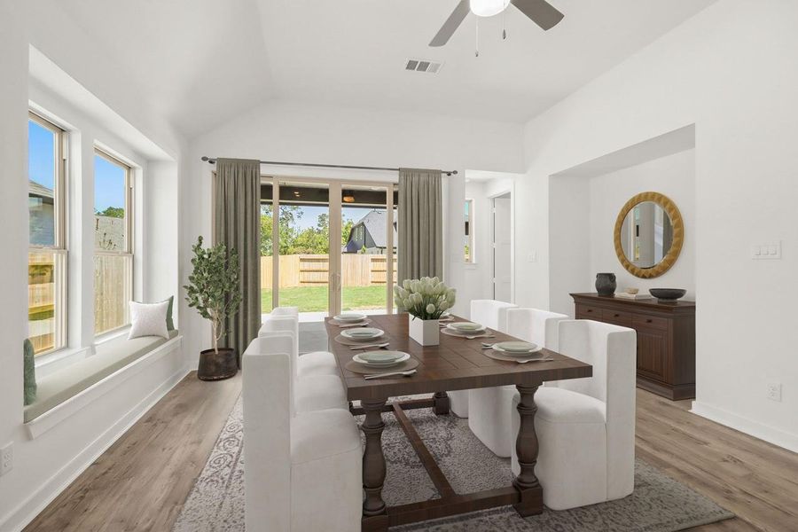 Dining Area - Virtually Staged