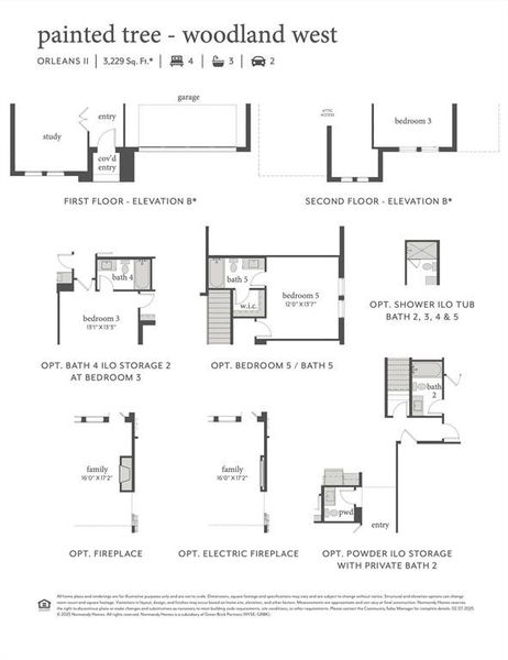 This dream home features elevation A, optional powder, bath 4, bed & bath 5 plus so much more!