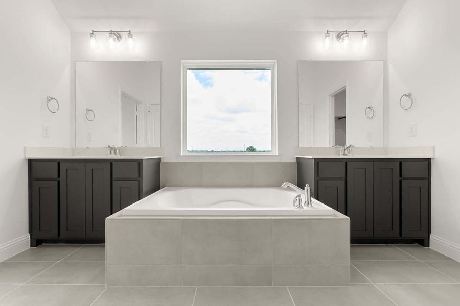 Furnished interior view inside a new home in Timberbrook, Justin (Image 11).