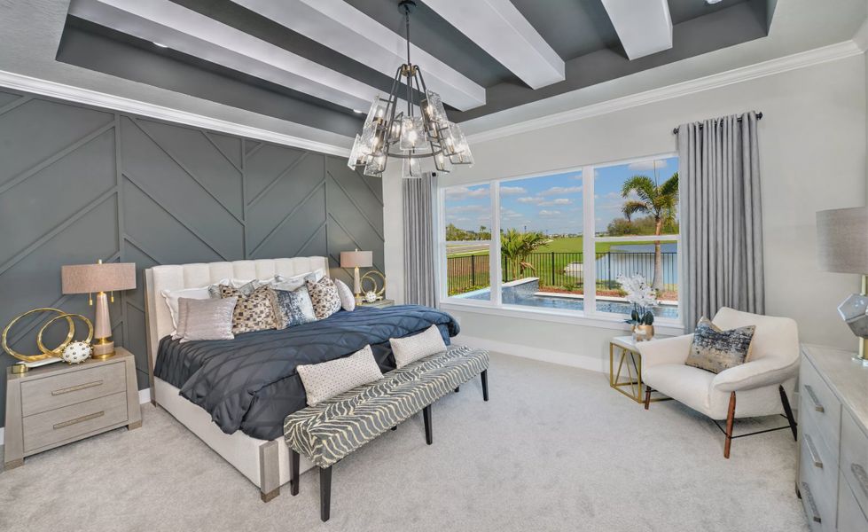 Furnished interior view inside a new home in Waterset, Apollo Beach (Image 13). Furnished interior view inside a new home in Waterset, Apollo Beach (Image 13).