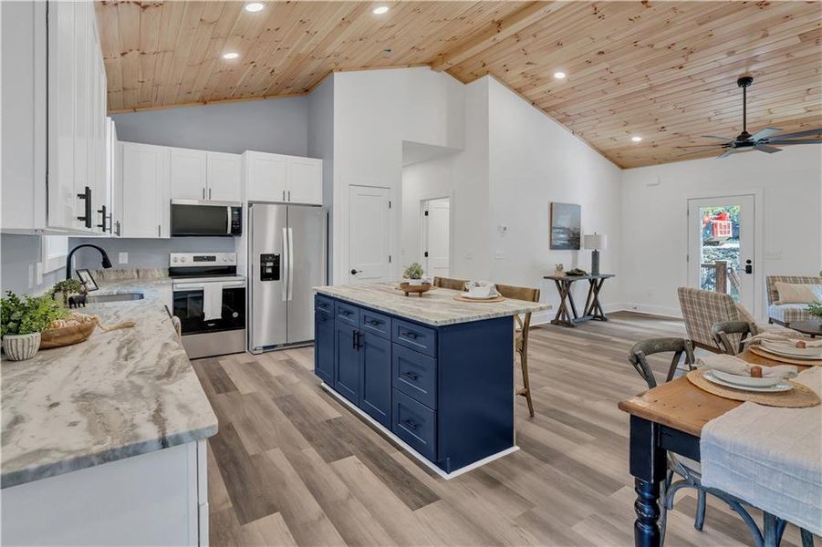 Furnished interior view inside a new home in , Ellijay (Image 5).