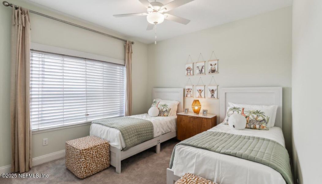 Furnished interior view inside a new home in Silver Meadows at SilverLeaf: Silver Meadows 60s, St. Augustine (Image 6).