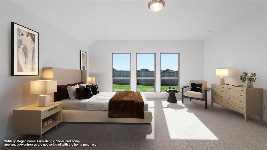 Furnished interior view inside a new home in Devonshire - Reserve 45', Forney (Image 6). Furnished interior view inside a new home in Devonshire - Reserve 45', Forney (Image 6).