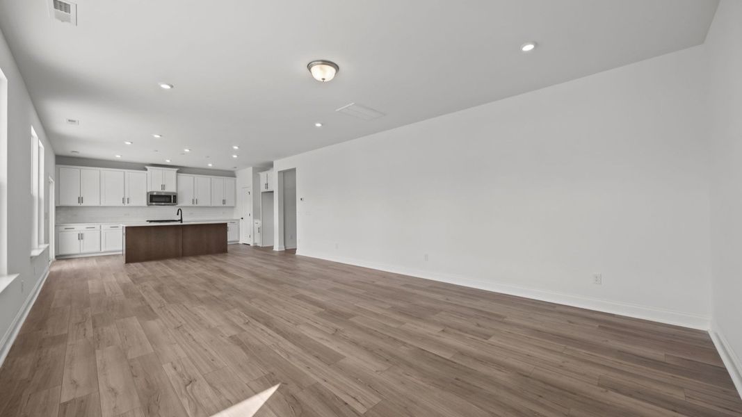 The Burton Plan by DRB homes at Lakeside Glen, in York SC - Living area