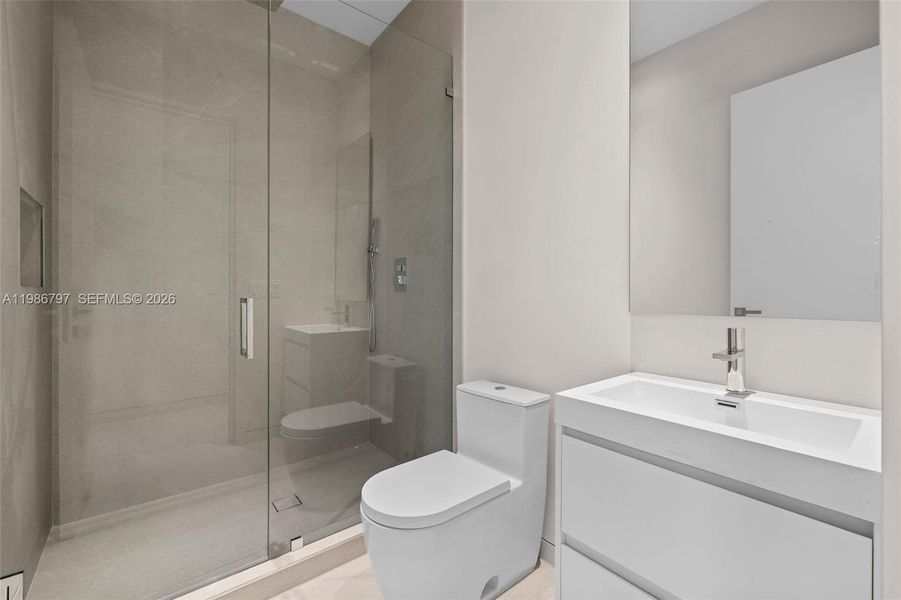 Furnished interior view inside a new home in , Miami Beach (Image 14).