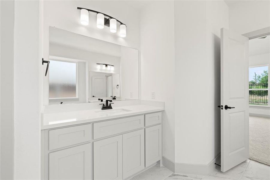 Furnished interior view inside a new home in Inspiration, Seis Lagos (Image 6).