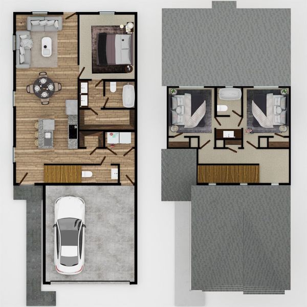 2D floor plan layout of this home in , Conroe, TX (Image 2). 2D floor plan layout of this home in , Conroe, TX (Image 2).