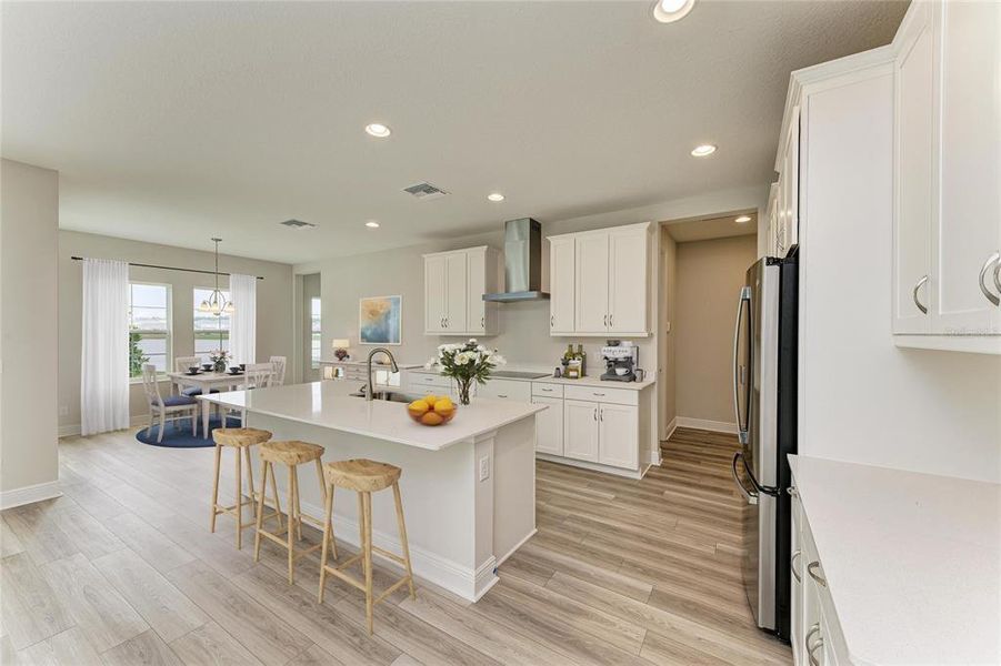 Furnished interior view inside a new home in Mirada, San Antonio (Image 6).