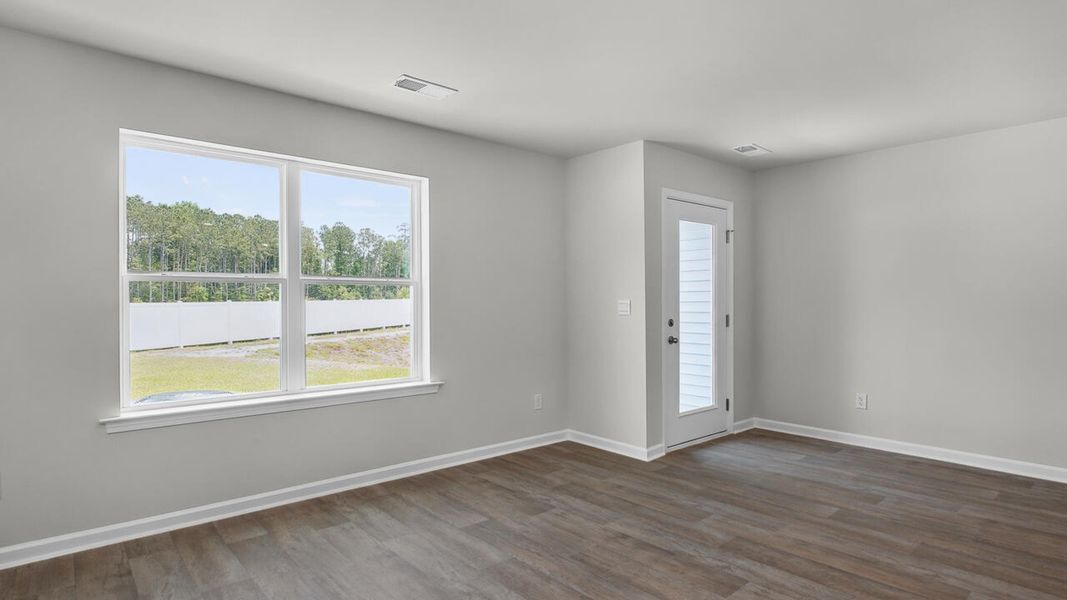 Spacious, unfurnished interior of a new home in Townes at Seabrooke, Leland (Image 18).