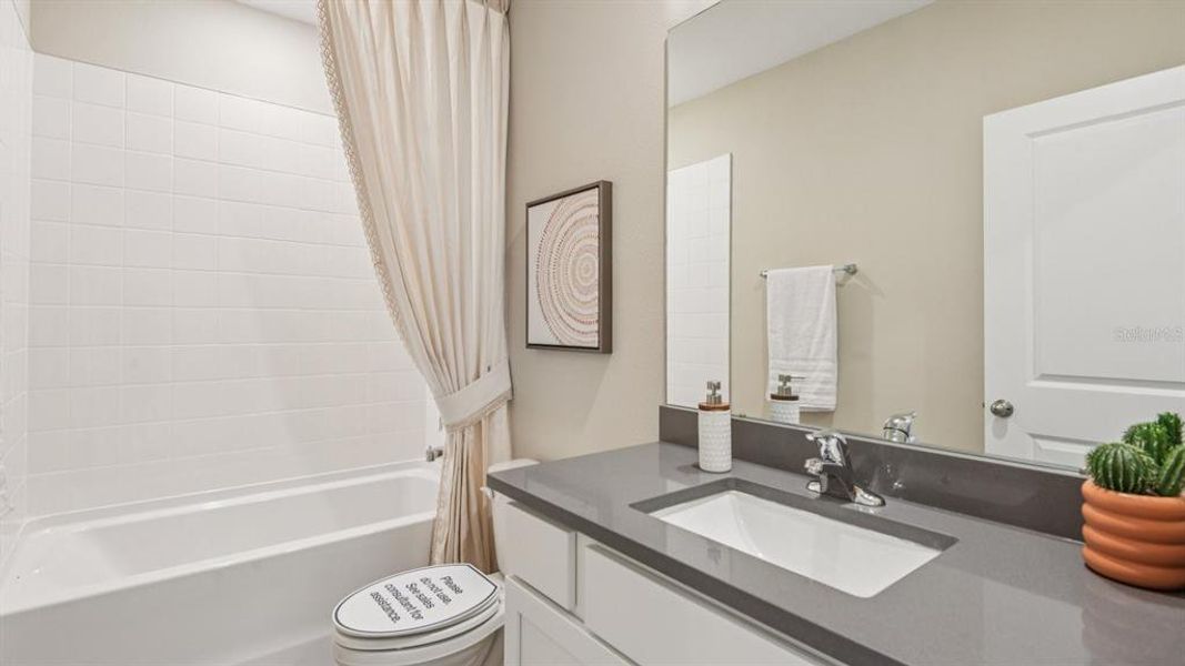 Furnished interior view inside a new home in Meadow Ridge at Epperson, Wesley Chapel (Image 17).