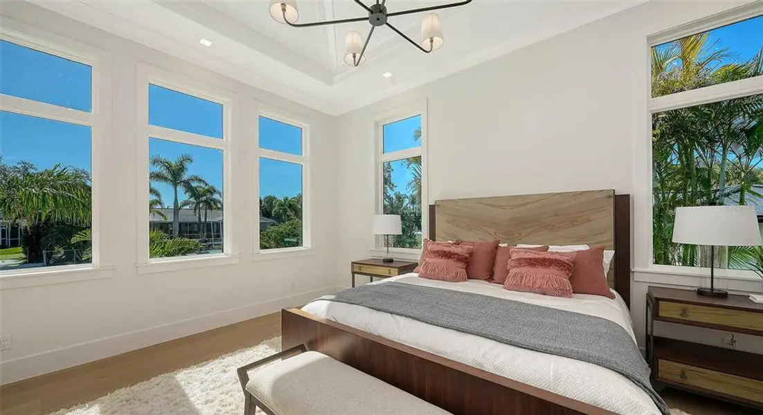 Furnished interior view inside a new home in , Sarasota (Image 15).