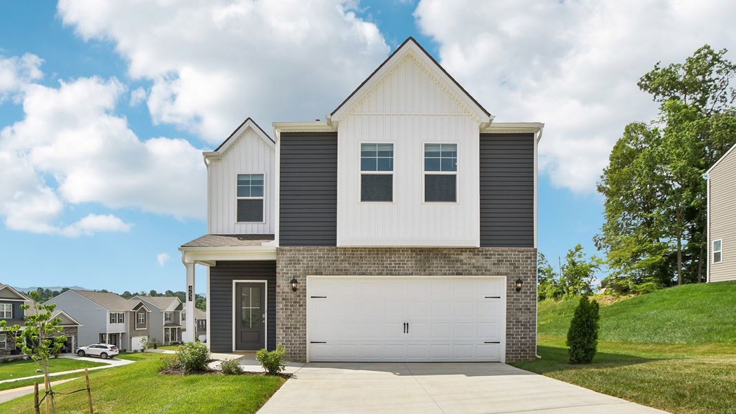 Front exterior of a home in the The Ridge at Neals Landing community, located in Knoxville, TN (Image 13). Front exterior of a home in the The Ridge at Neals Landing community, located in Knoxville, TN (Image 13).