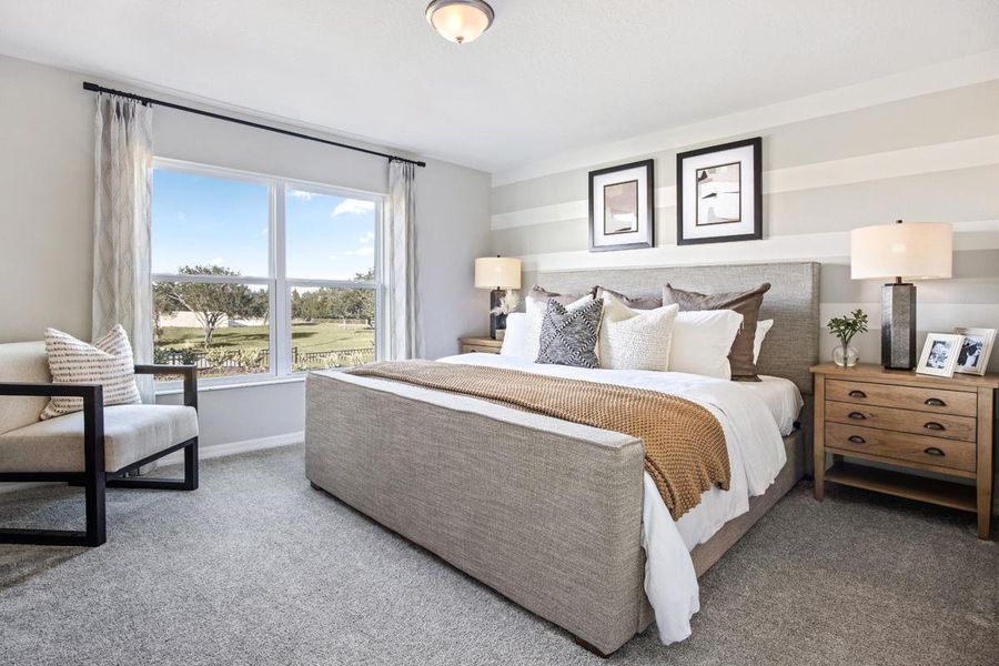 Representative furnished interior of a home built from the Plan 1541 Modeled by KB Home in Landings at Lake Mabel Loop, Lake Wales (Image 5).