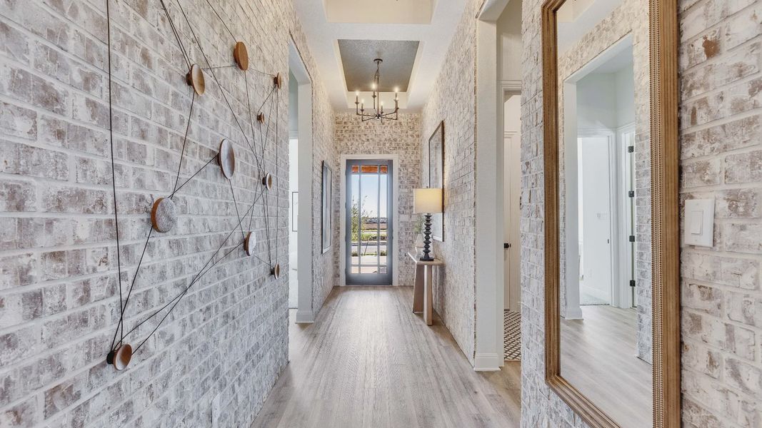 Furnished interior view inside a new home in Sunfield, Buda (Image 4).